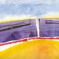'The edge of the Land 1' Mollie Meager - mixed media (2007) 